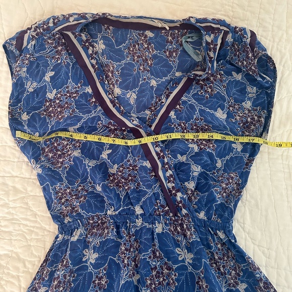 Kimchi Blue Urban Outfitters XS 100% Silk summer dress Japanese flower print - Picture 12 of 12